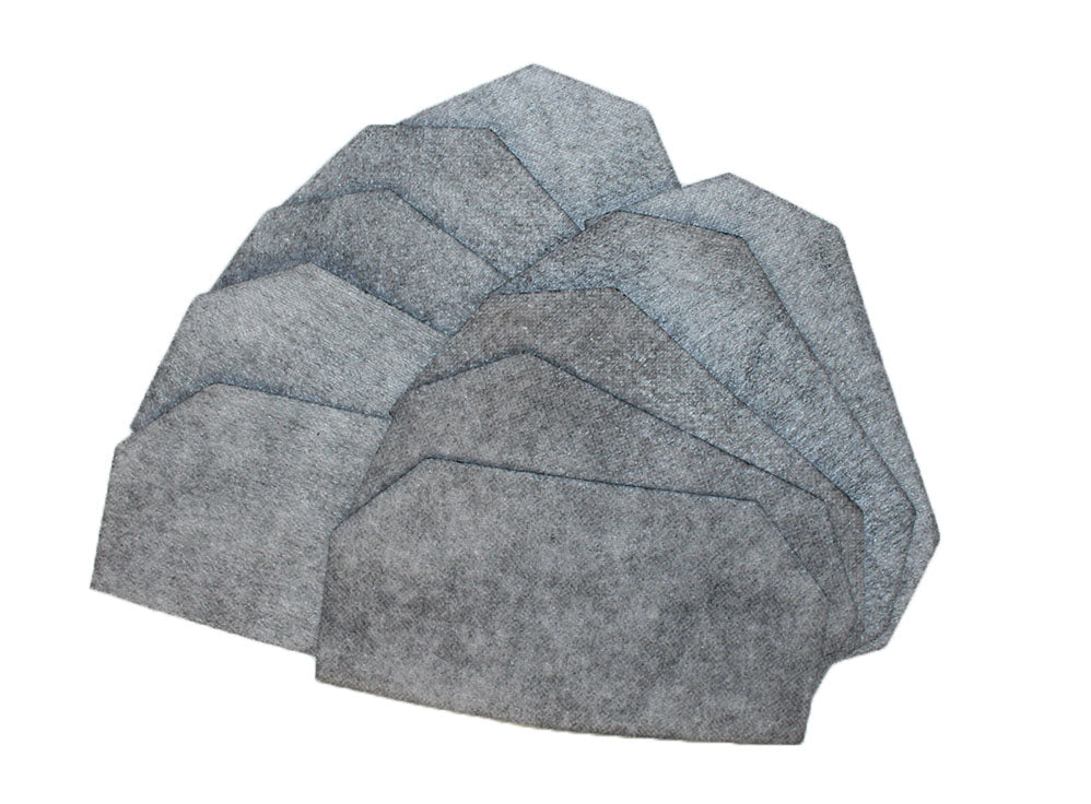 Activated carbon filter pads for helsamask 10 pieces