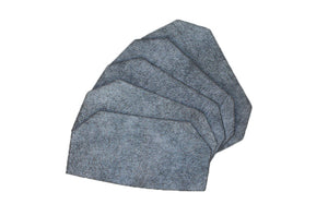 Activated carbon filter pads for helsamask 5 pieces